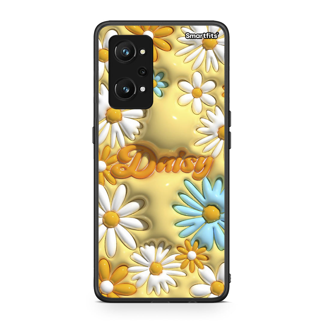 Realme GT Neo 3T Bubble Daisies θήκη από τη Smartfits με σχέδιο στο πίσω μέρος και μαύρο περίβλημα | Smartphone case with colorful back and black bezels by Smartfits