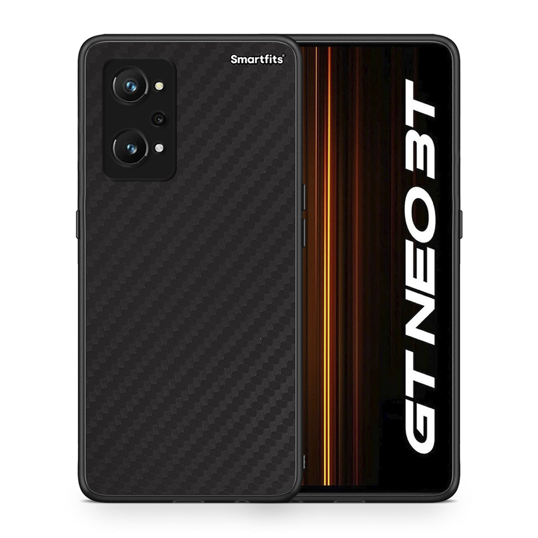 Θήκη Realme GT Neo 3T Carbon Black από τη Smartfits με σχέδιο στο πίσω μέρος και μαύρο περίβλημα | Realme GT Neo 3T Carbon Black case with colorful back and black bezels