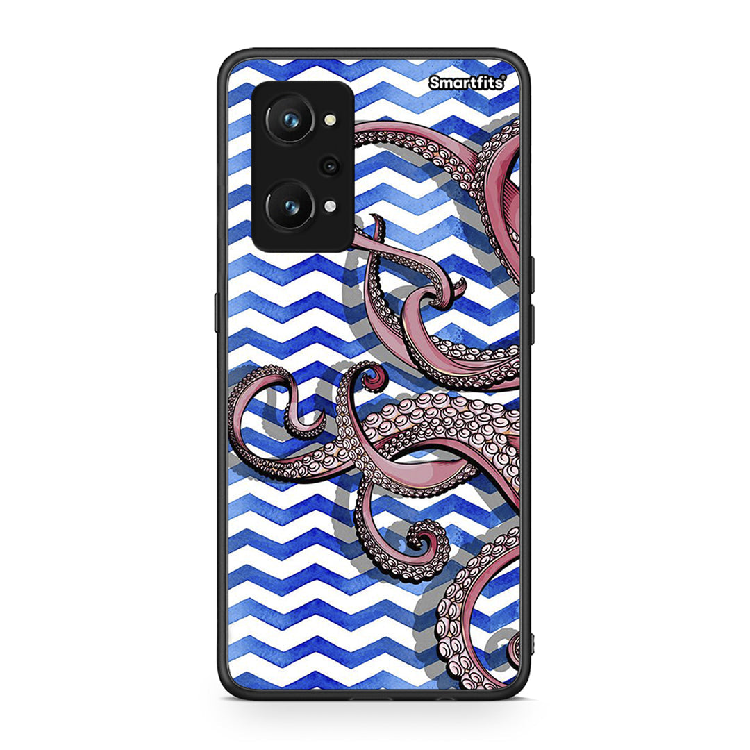 Realme GT Neo 3T Chevron Devilfish θήκη από τη Smartfits με σχέδιο στο πίσω μέρος και μαύρο περίβλημα | Smartphone case with colorful back and black bezels by Smartfits