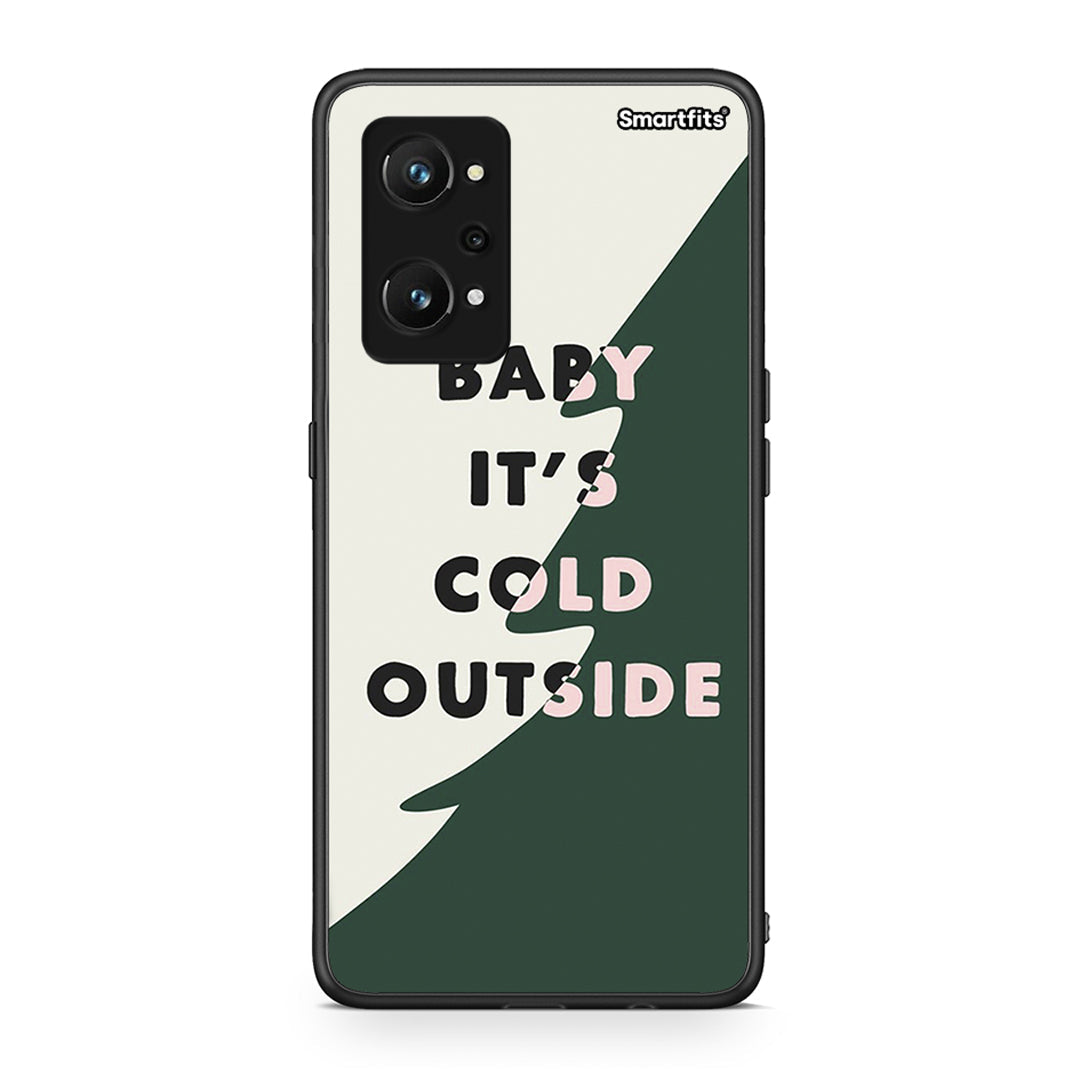Realme GT Neo 3T Cold Outside θήκη από τη Smartfits με σχέδιο στο πίσω μέρος και μαύρο περίβλημα | Smartphone case with colorful back and black bezels by Smartfits