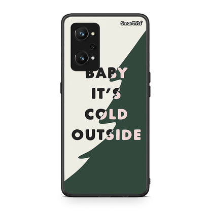 Realme GT Neo 3T Cold Outside θήκη από τη Smartfits με σχέδιο στο πίσω μέρος και μαύρο περίβλημα | Smartphone case with colorful back and black bezels by Smartfits