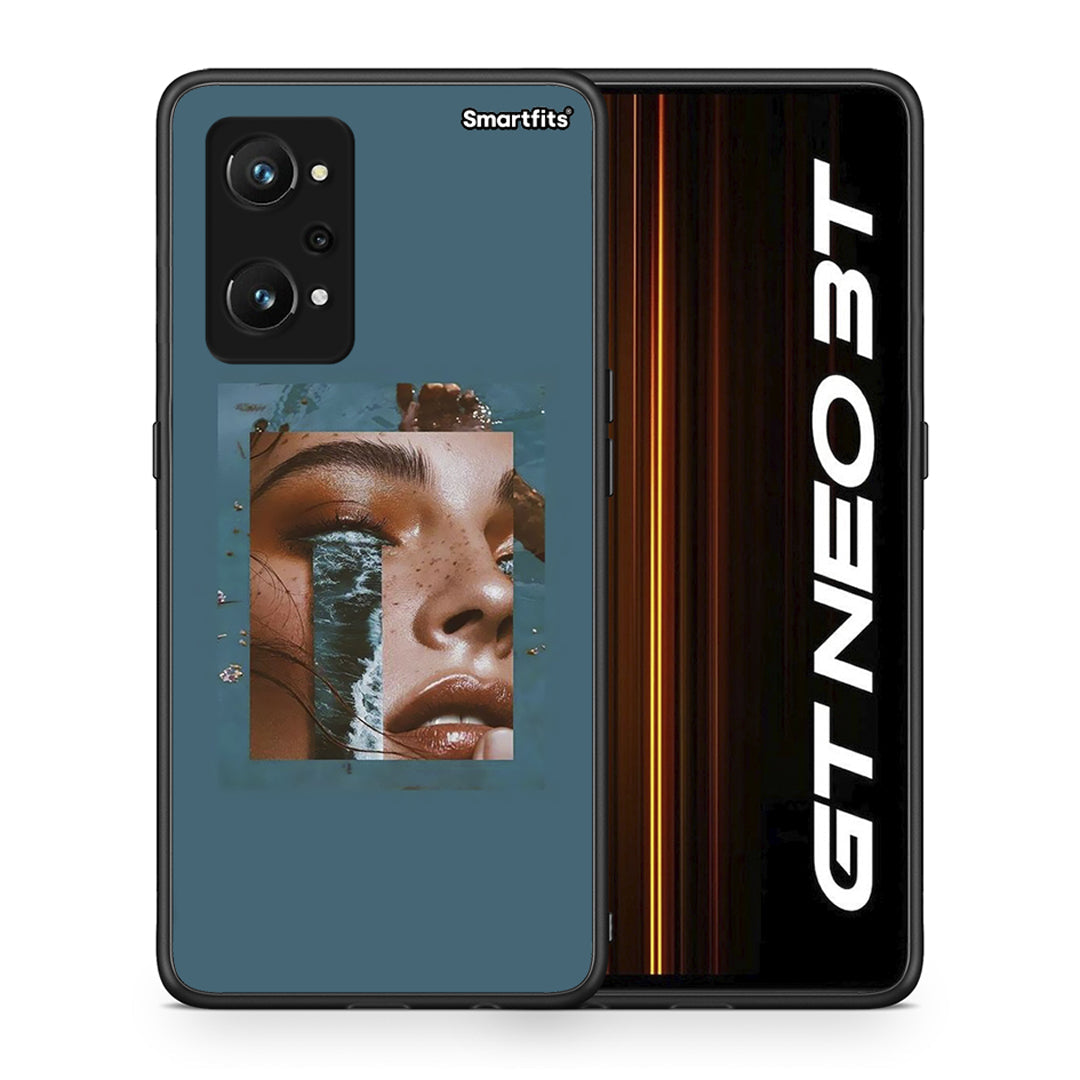 Θήκη Realme GT Neo 3T Cry An Ocean από τη Smartfits με σχέδιο στο πίσω μέρος και μαύρο περίβλημα | Realme GT Neo 3T Cry An Ocean case with colorful back and black bezels