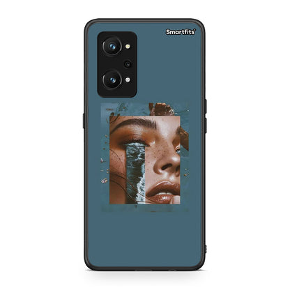 Realme GT Neo 3T Cry An Ocean θήκη από τη Smartfits με σχέδιο στο πίσω μέρος και μαύρο περίβλημα | Smartphone case with colorful back and black bezels by Smartfits