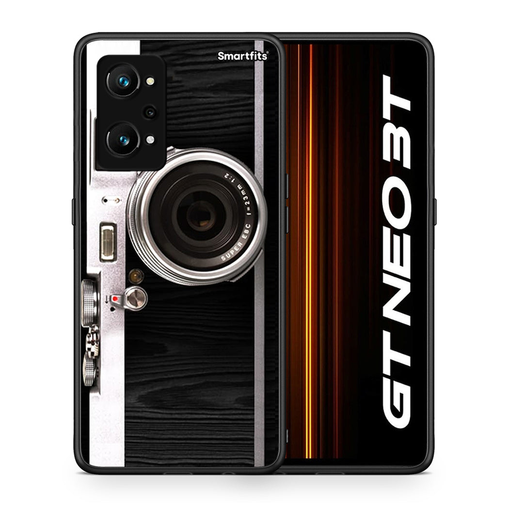 Θήκη Realme GT Neo 3T Emily In Paris από τη Smartfits με σχέδιο στο πίσω μέρος και μαύρο περίβλημα | Realme GT Neo 3T Emily In Paris case with colorful back and black bezels