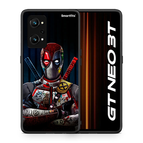 Θήκη Realme GT Neo 3T Funny Guy από τη Smartfits με σχέδιο στο πίσω μέρος και μαύρο περίβλημα | Realme GT Neo 3T Funny Guy case with colorful back and black bezels