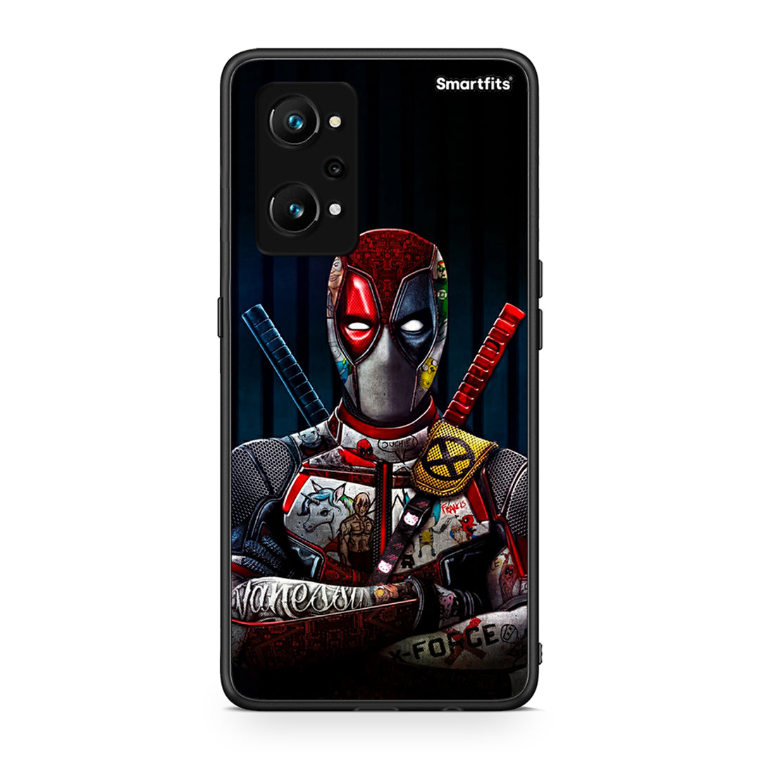 Realme GT Neo 3T Funny Guy θήκη από τη Smartfits με σχέδιο στο πίσω μέρος και μαύρο περίβλημα | Smartphone case with colorful back and black bezels by Smartfits