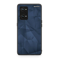 Thumbnail for 39 - Realme GT Neo 3T Blue Abstract Geometric case, cover, bumper