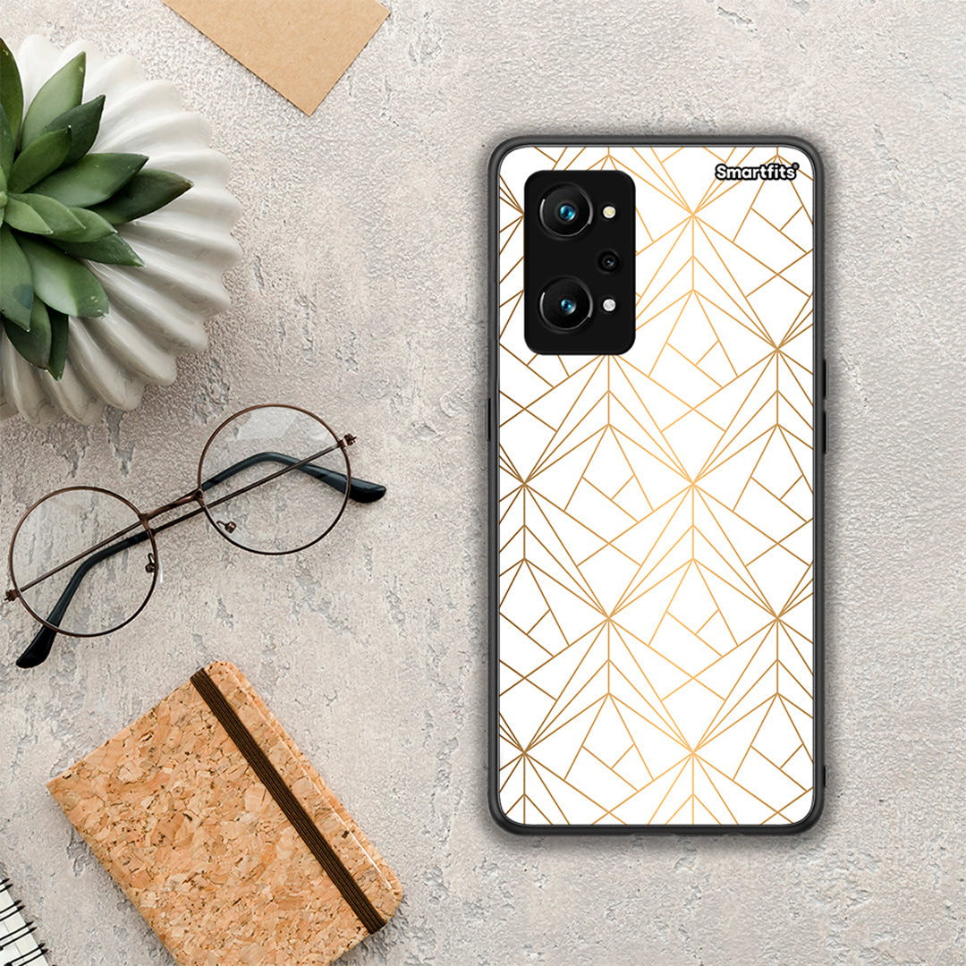 Geometric Luxury White - Realme GT Neo 3T θήκη