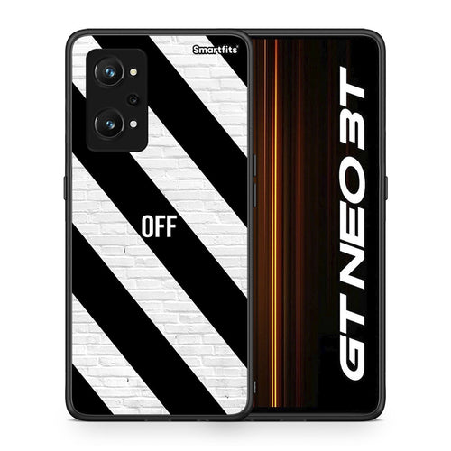 Θήκη Realme GT Neo 3T Get Off από τη Smartfits με σχέδιο στο πίσω μέρος και μαύρο περίβλημα | Realme GT Neo 3T Get Off case with colorful back and black bezels