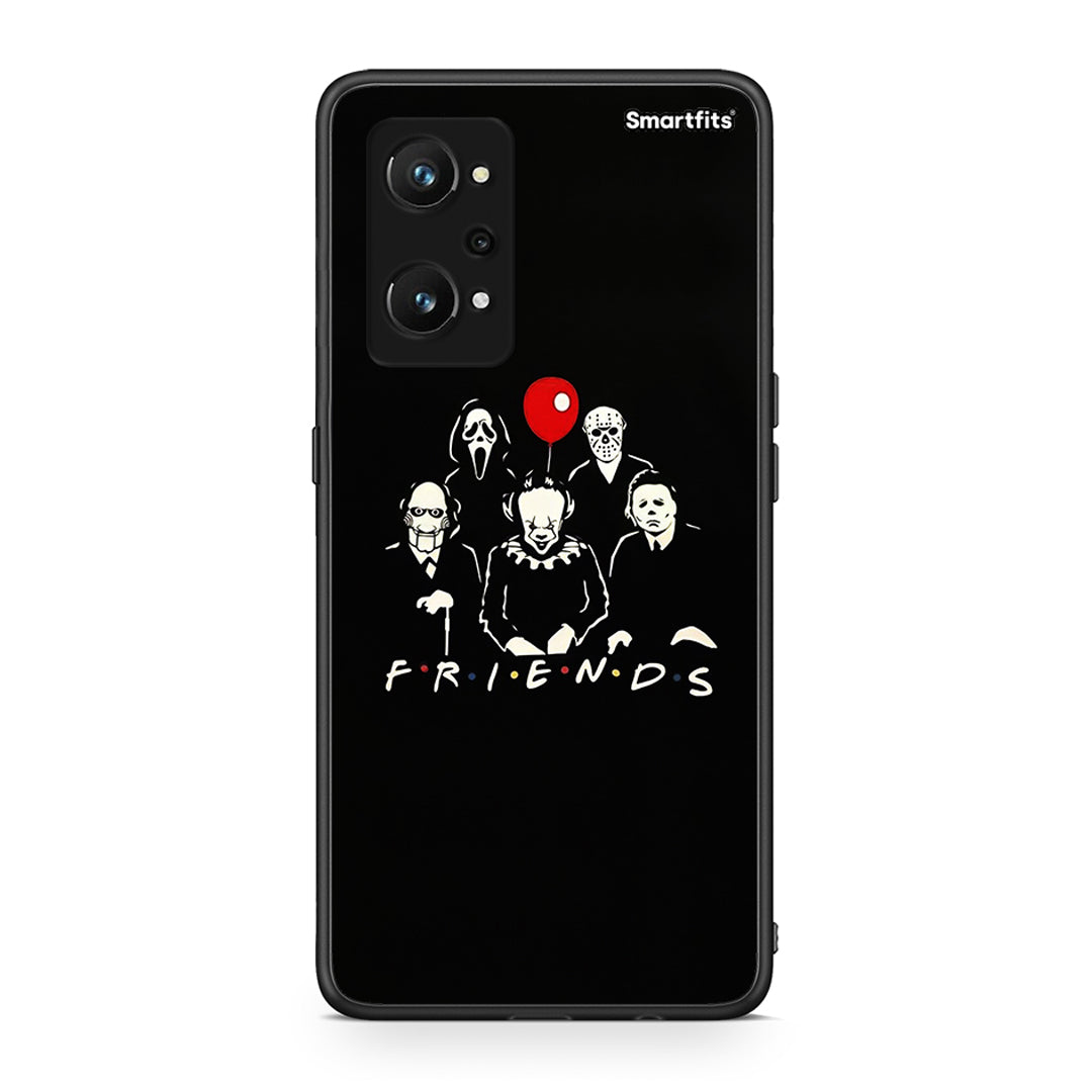 Realme GT Neo 3T Halloween Friends Θήκη από τη Smartfits με σχέδιο στο πίσω μέρος και μαύρο περίβλημα | Smartphone case with colorful back and black bezels by Smartfits