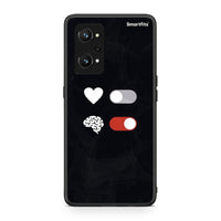 Thumbnail for Realme GT Neo 3T Heart Vs Brain Θήκη Αγίου Βαλεντίνου από τη Smartfits με σχέδιο στο πίσω μέρος και μαύρο περίβλημα | Smartphone case with colorful back and black bezels by Smartfits