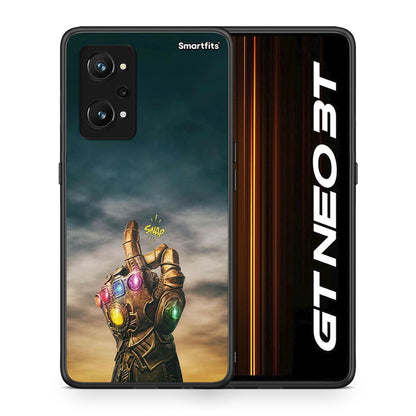 Θήκη Realme GT Neo 3T Infinity Snap από τη Smartfits με σχέδιο στο πίσω μέρος και μαύρο περίβλημα | Realme GT Neo 3T Infinity Snap case with colorful back and black bezels