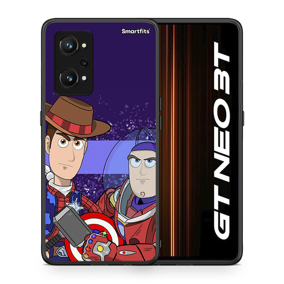 Θήκη Realme GT Neo 3T Infinity Story από τη Smartfits με σχέδιο στο πίσω μέρος και μαύρο περίβλημα | Realme GT Neo 3T Infinity Story case with colorful back and black bezels