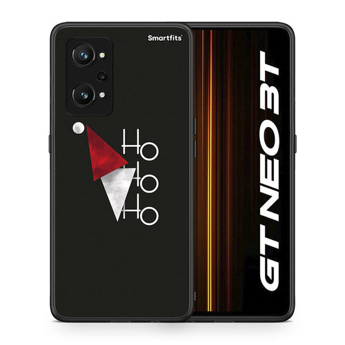 Θήκη Realme GT Neo 3T Minimal Christmas από τη Smartfits με σχέδιο στο πίσω μέρος και μαύρο περίβλημα | Realme GT Neo 3T Minimal Christmas case with colorful back and black bezels