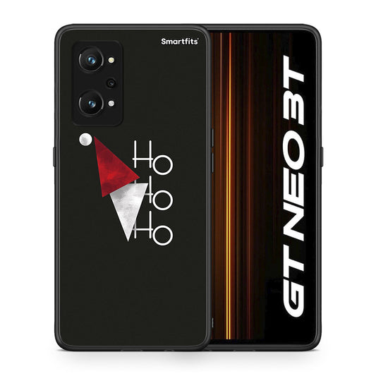 Θήκη Realme GT Neo 3T Minimal Christmas από τη Smartfits με σχέδιο στο πίσω μέρος και μαύρο περίβλημα | Realme GT Neo 3T Minimal Christmas case with colorful back and black bezels