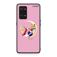 Thumbnail for Realme GT Neo 3T Moon Girl θήκη από τη Smartfits με σχέδιο στο πίσω μέρος και μαύρο περίβλημα | Smartphone case with colorful back and black bezels by Smartfits