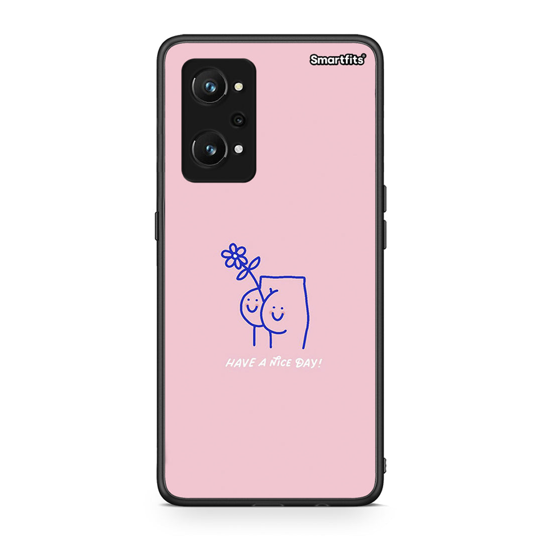 Realme GT Neo 3T Nice Day θήκη από τη Smartfits με σχέδιο στο πίσω μέρος και μαύρο περίβλημα | Smartphone case with colorful back and black bezels by Smartfits