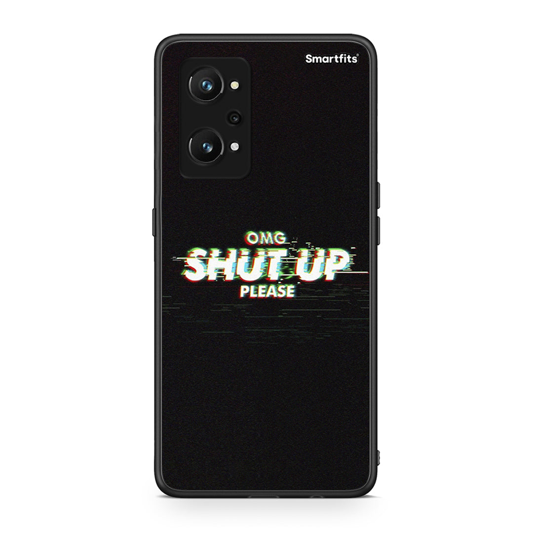 Realme GT Neo 3T OMG ShutUp θήκη από τη Smartfits με σχέδιο στο πίσω μέρος και μαύρο περίβλημα | Smartphone case with colorful back and black bezels by Smartfits