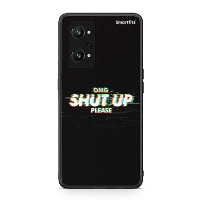 Realme GT Neo 3T OMG ShutUp θήκη από τη Smartfits με σχέδιο στο πίσω μέρος και μαύρο περίβλημα | Smartphone case with colorful back and black bezels by Smartfits