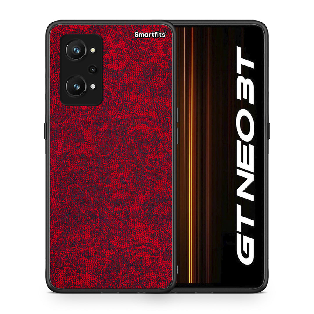 Θήκη Realme GT Neo 3T Paisley Cashmere από τη Smartfits με σχέδιο στο πίσω μέρος και μαύρο περίβλημα | Realme GT Neo 3T Paisley Cashmere case with colorful back and black bezels