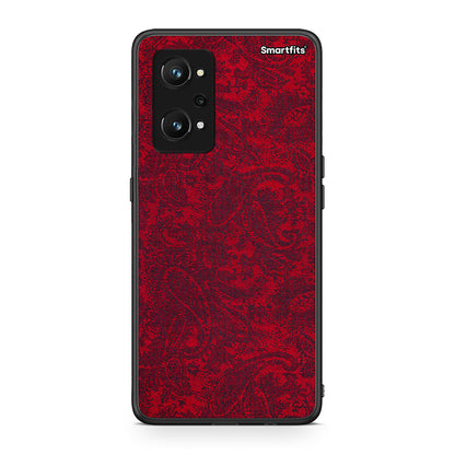 Realme GT Neo 3T Paisley Cashmere θήκη από τη Smartfits με σχέδιο στο πίσω μέρος και μαύρο περίβλημα | Smartphone case with colorful back and black bezels by Smartfits