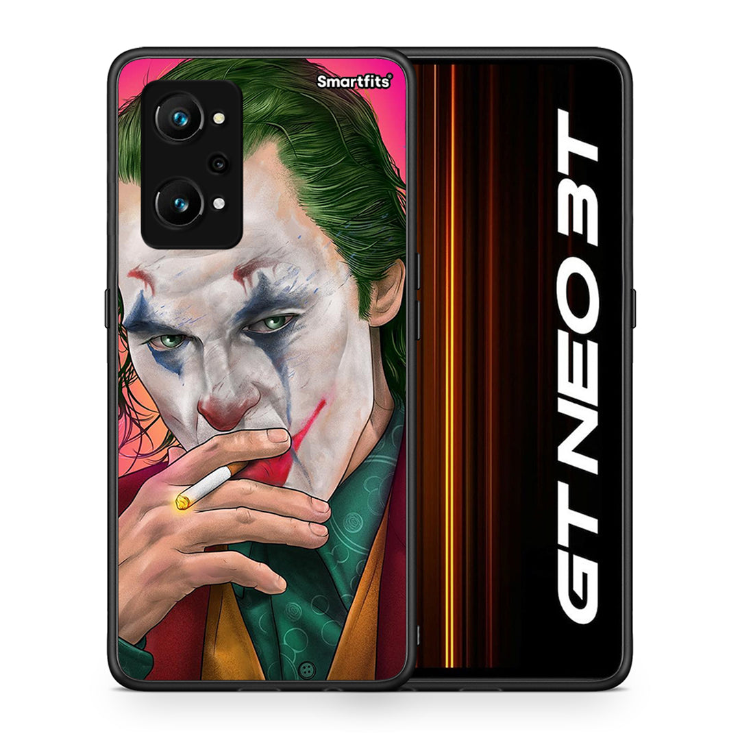 Θήκη Realme GT Neo 3T JokesOnU PopArt από τη Smartfits με σχέδιο στο πίσω μέρος και μαύρο περίβλημα | Realme GT Neo 3T JokesOnU PopArt case with colorful back and black bezels