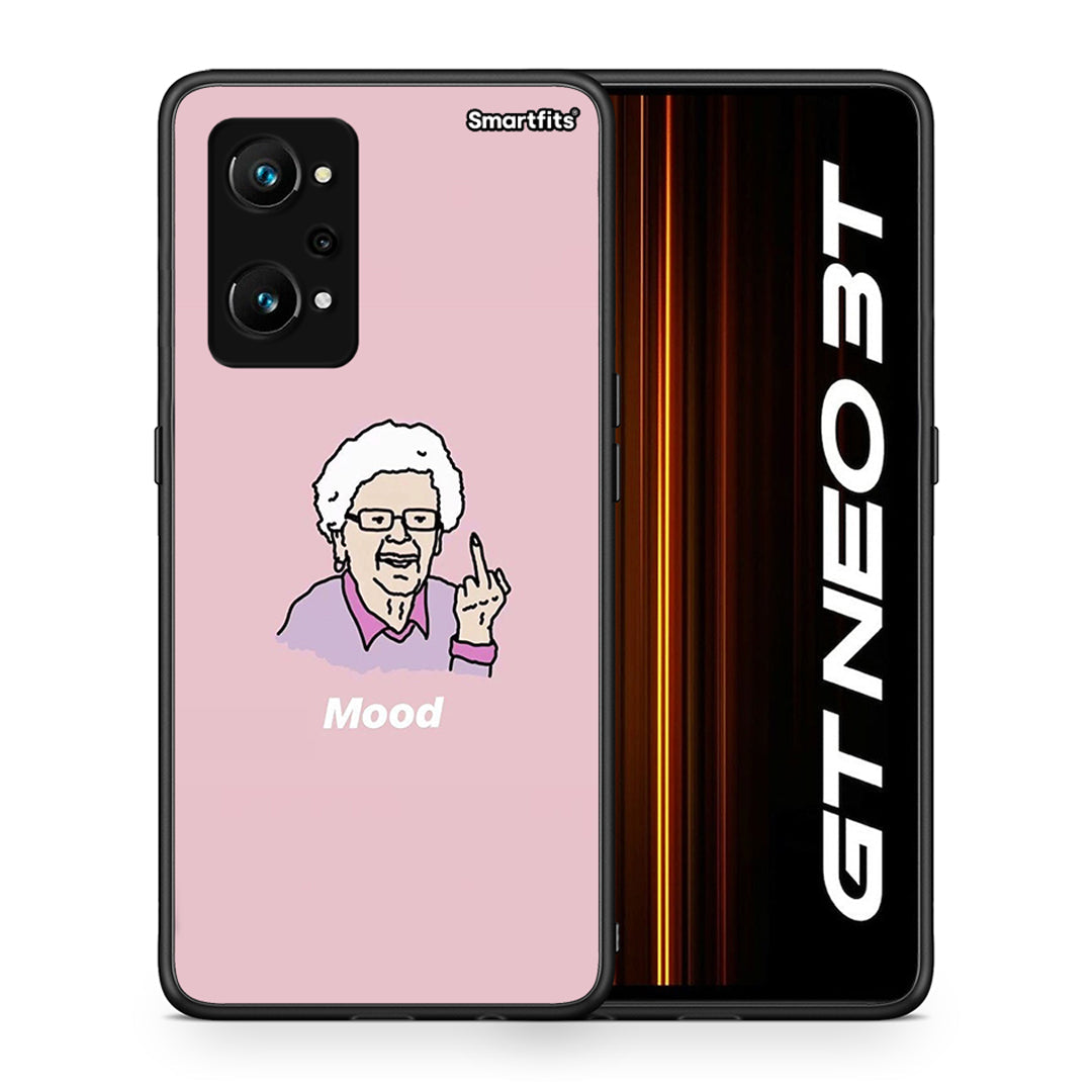 Θήκη Realme GT Neo 3T Mood PopArt από τη Smartfits με σχέδιο στο πίσω μέρος και μαύρο περίβλημα | Realme GT Neo 3T Mood PopArt case with colorful back and black bezels