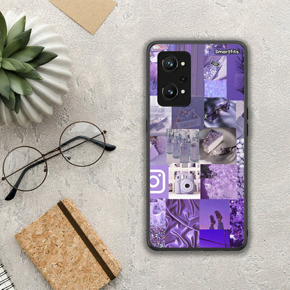 Purple Aesthetic Collage - Realme GT Neo 3T θήκη