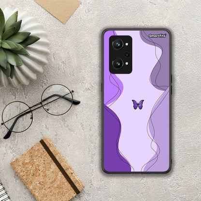 Purple Mariposa - Realme GT Neo 3T θήκη
