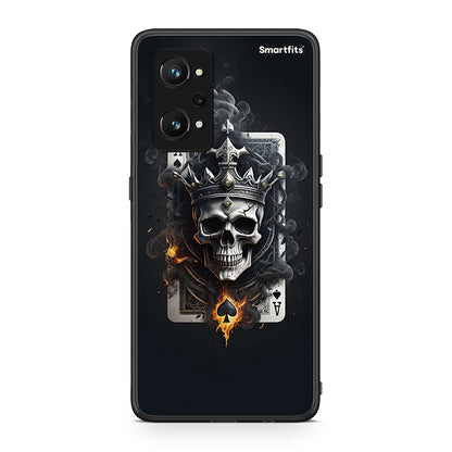 Realme GT Neo 3T Skull King Ace θήκη από τη Smartfits με σχέδιο στο πίσω μέρος και μαύρο περίβλημα | Smartphone case with colorful back and black bezels by Smartfits