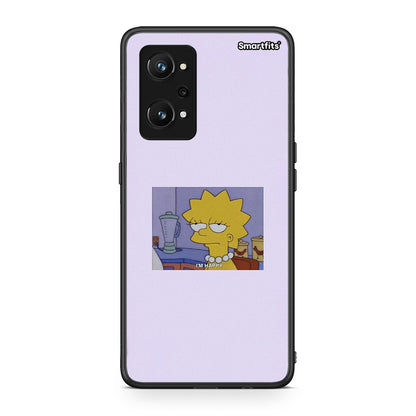 Realme GT Neo 3T So Happy θήκη από τη Smartfits με σχέδιο στο πίσω μέρος και μαύρο περίβλημα | Smartphone case with colorful back and black bezels by Smartfits