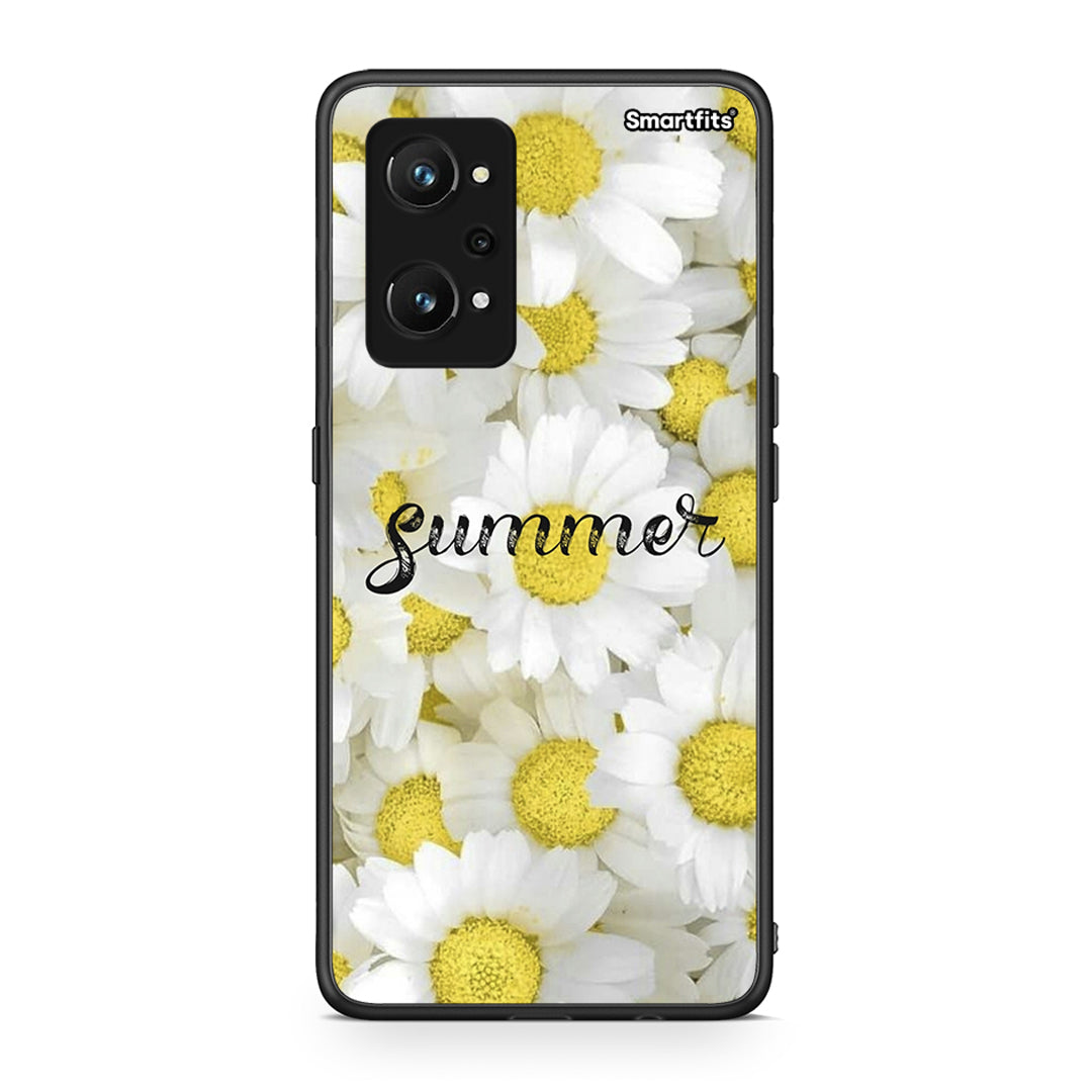Realme GT Neo 3T Summer Daisies Θήκη από τη Smartfits με σχέδιο στο πίσω μέρος και μαύρο περίβλημα | Smartphone case with colorful back and black bezels by Smartfits