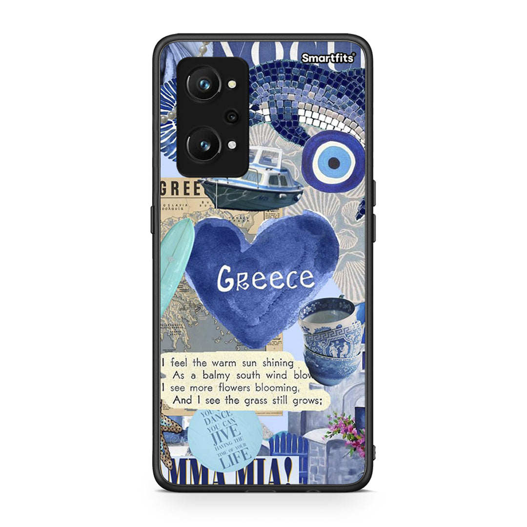 Realme GT Neo 3T Summer In Greece Θήκη από τη Smartfits με σχέδιο στο πίσω μέρος και μαύρο περίβλημα | Smartphone case with colorful back and black bezels by Smartfits