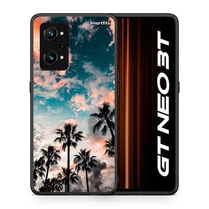 Θήκη Realme GT Neo 3T Sky Summer από τη Smartfits με σχέδιο στο πίσω μέρος και μαύρο περίβλημα | Realme GT Neo 3T Sky Summer case with colorful back and black bezels