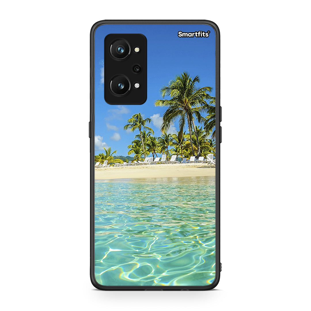Realme GT Neo 3T Tropical Vibes Θήκη από τη Smartfits με σχέδιο στο πίσω μέρος και μαύρο περίβλημα | Smartphone case with colorful back and black bezels by Smartfits