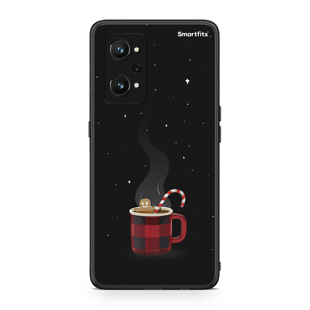 Realme GT Neo 3T Xmas Bathing θήκη από τη Smartfits με σχέδιο στο πίσω μέρος και μαύρο περίβλημα | Smartphone case with colorful back and black bezels by Smartfits