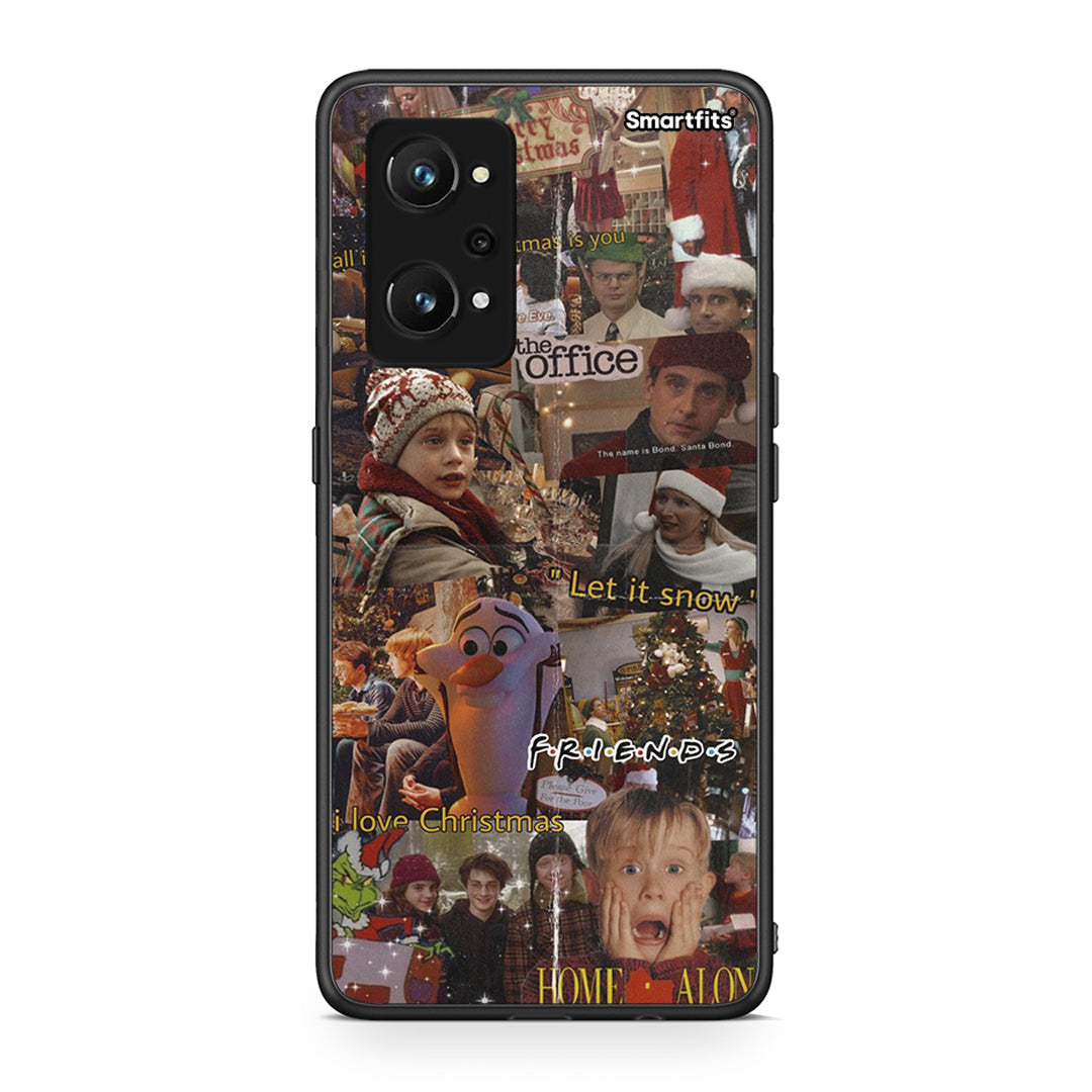 Realme GT Neo 3T Xmas Wishes θήκη από τη Smartfits με σχέδιο στο πίσω μέρος και μαύρο περίβλημα | Smartphone case with colorful back and black bezels by Smartfits