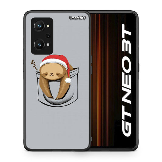 Θήκη Realme GT Neo 3T Xmas Zzzz από τη Smartfits με σχέδιο στο πίσω μέρος και μαύρο περίβλημα | Realme GT Neo 3T Xmas Zzzz case with colorful back and black bezels