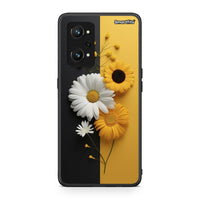 Thumbnail for Realme GT Neo 3T Yellow Daisies θήκη από τη Smartfits με σχέδιο στο πίσω μέρος και μαύρο περίβλημα | Smartphone case with colorful back and black bezels by Smartfits