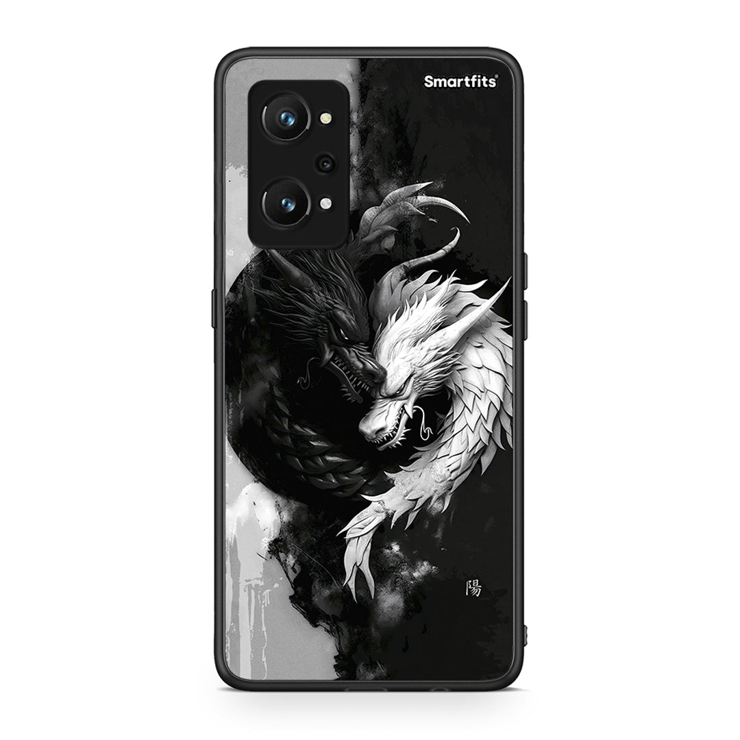 Realme GT Neo 3T Yin Yang Θήκη από τη Smartfits με σχέδιο στο πίσω μέρος και μαύρο περίβλημα | Smartphone case with colorful back and black bezels by Smartfits