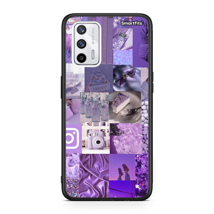 Purple Aesthetic Collage - Realme GT θήκη