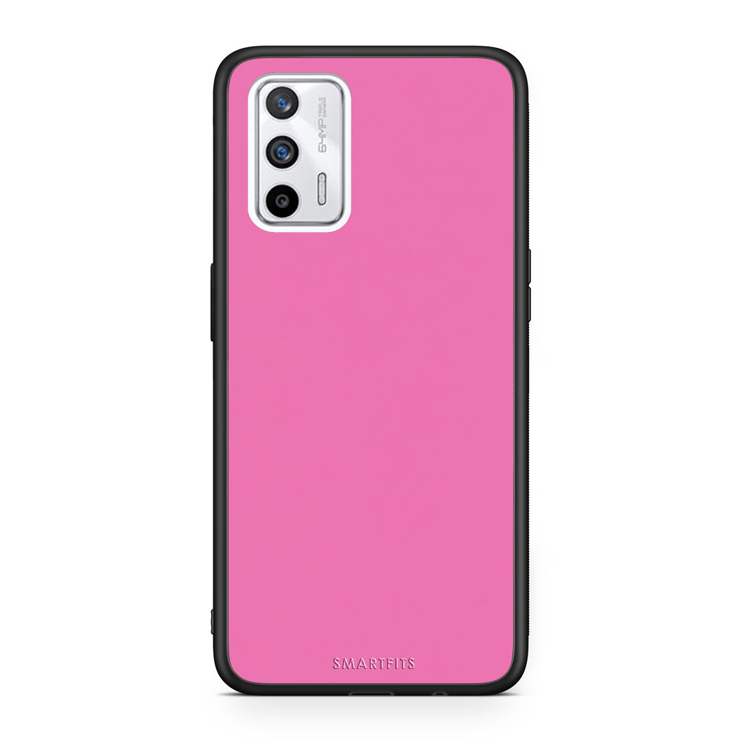Θήκη Realme GT Rose Pink από τη Smartfits με σχέδιο στο πίσω μέρος και μαύρο περίβλημα | Realme GT Rose Pink case with colorful back and black bezels