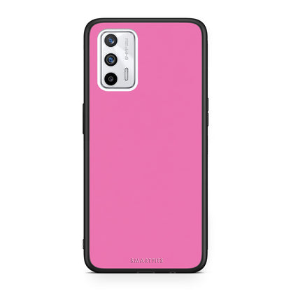 Θήκη Realme GT Rose Pink από τη Smartfits με σχέδιο στο πίσω μέρος και μαύρο περίβλημα | Realme GT Rose Pink case with colorful back and black bezels