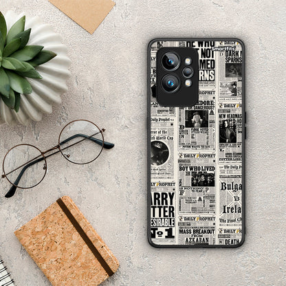 Θήκη Realme GT2 Harry Paper από τη Smartfits με σχέδιο στο πίσω μέρος και μαύρο περίβλημα | Realme GT2 Harry Paper Case with Colorful Back and Black Bezels