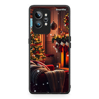 Thumbnail for Θήκη Realme GT2 Pro Home For Christmas από τη Smartfits με σχέδιο στο πίσω μέρος και μαύρο περίβλημα | Realme GT2 Pro Home For Christmas Case with Colorful Back and Black Bezels