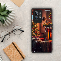 Thumbnail for Θήκη Realme GT2 Pro Home For Christmas από τη Smartfits με σχέδιο στο πίσω μέρος και μαύρο περίβλημα | Realme GT2 Pro Home For Christmas Case with Colorful Back and Black Bezels