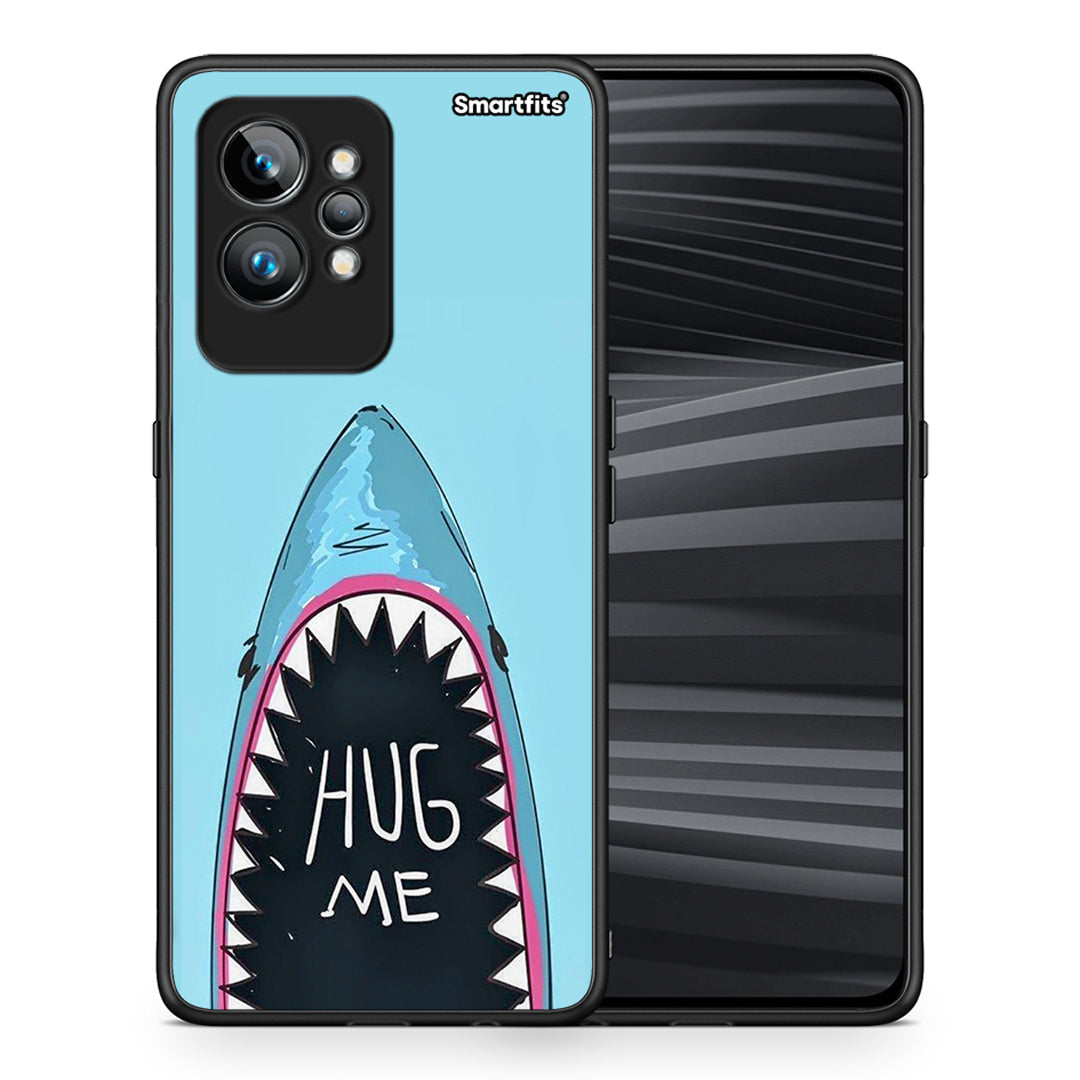 Θήκη Realme GT2 Hug Me από τη Smartfits με σχέδιο στο πίσω μέρος και μαύρο περίβλημα | Realme GT2 Hug Me Case with Colorful Back and Black Bezels