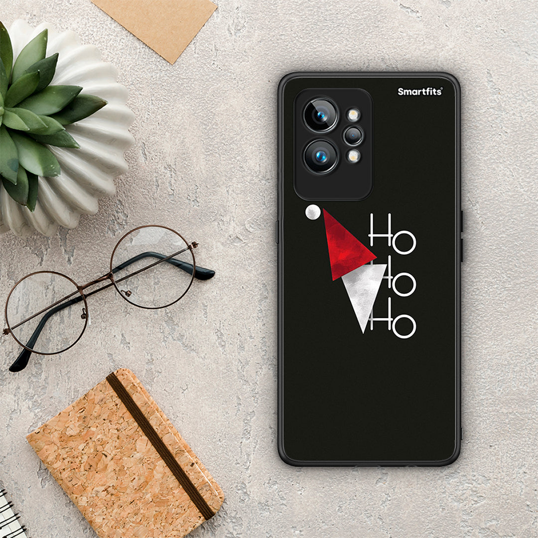 Θήκη Realme GT2 Pro Minimal Christmas από τη Smartfits με σχέδιο στο πίσω μέρος και μαύρο περίβλημα | Realme GT2 Pro Minimal Christmas Case with Colorful Back and Black Bezels