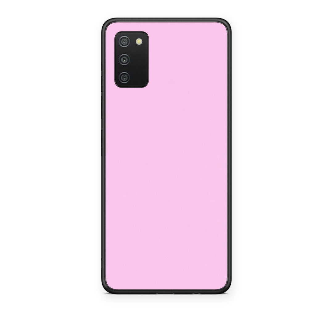 Θήκη Samsung Galaxy A02s / M02s / F02s Cotton Candy Pink από τη Smartfits με σχέδιο στο πίσω μέρος και μαύρο περίβλημα | Samsung Galaxy A02s / M02s / F02s Cotton Candy Pink case with colorful back and black bezels