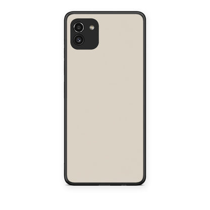 Θήκη Samsung Galaxy A03 Ivory Beige από τη Smartfits με σχέδιο στο πίσω μέρος και μαύρο περίβλημα | Samsung Galaxy A03 Ivory Beige case with colorful back and black bezels